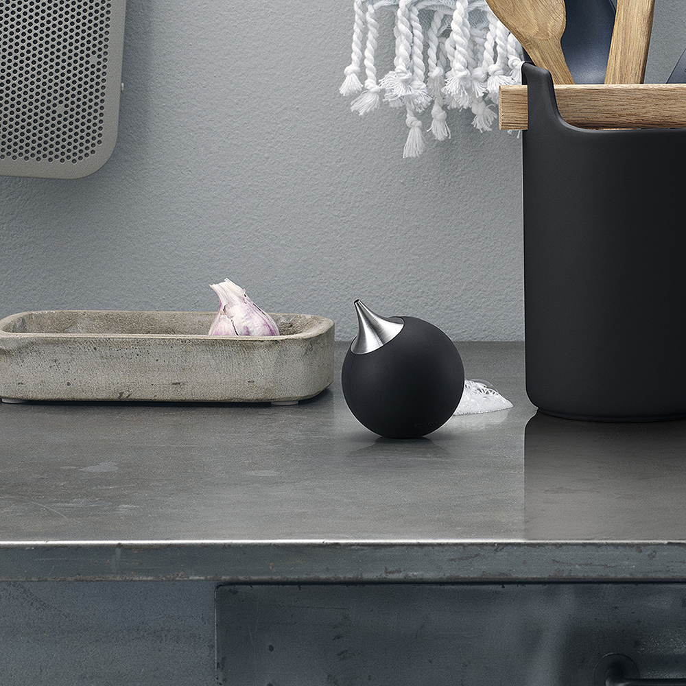 Tvålbehållare Silikon Svart