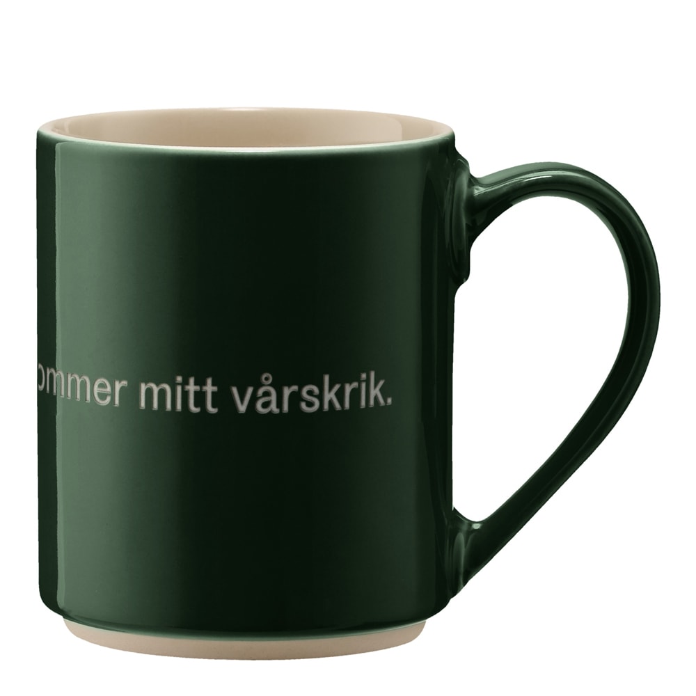Mugg Grön - Håll för örona... 35 cl Grön