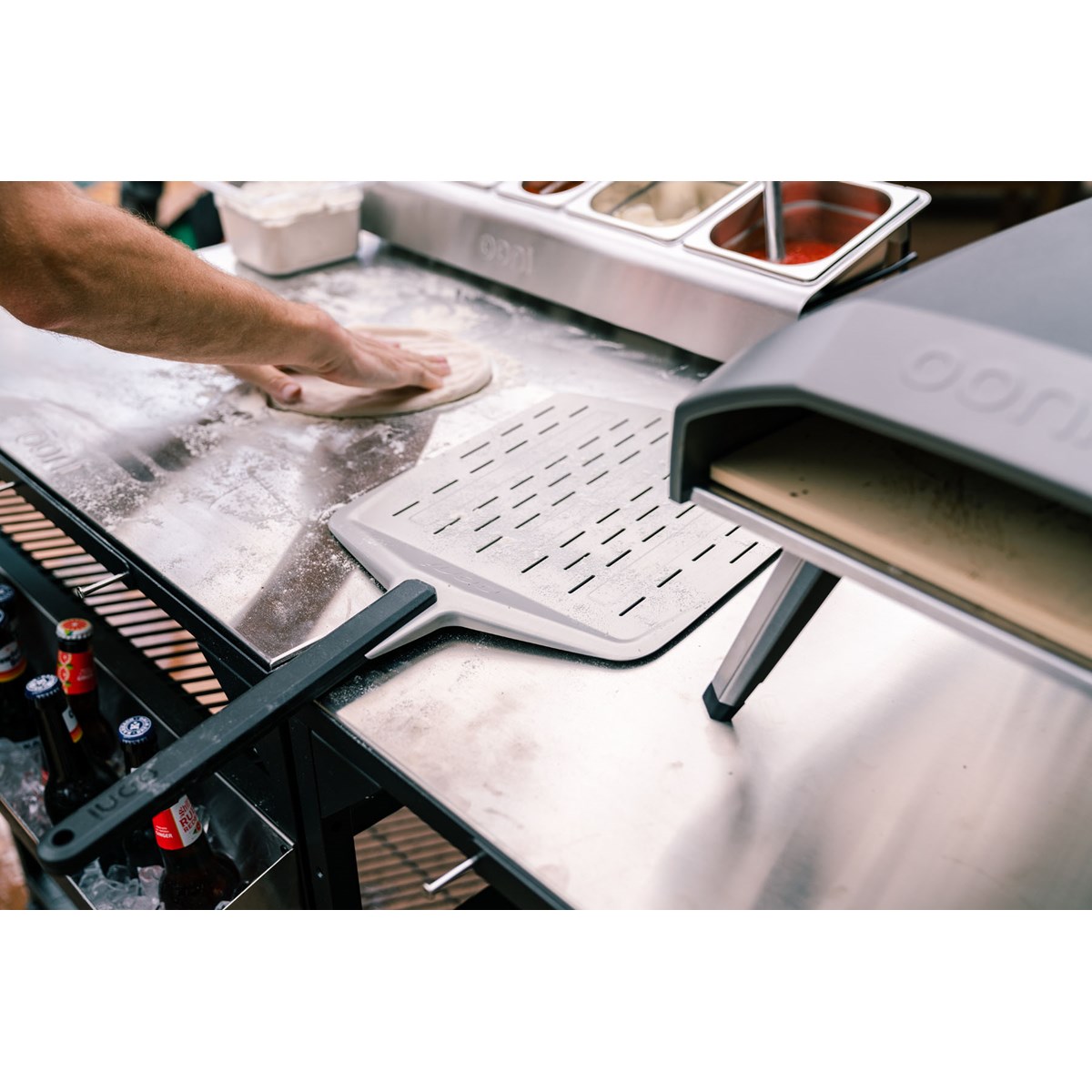 Pizzaspade Perforerad 30 cm