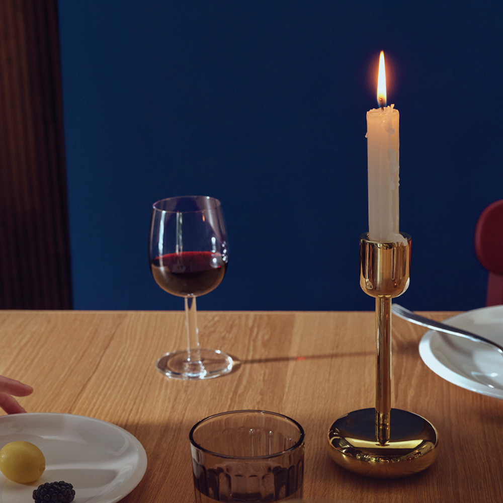 Nappulajlustake Gåvoset 2-pack Mässing