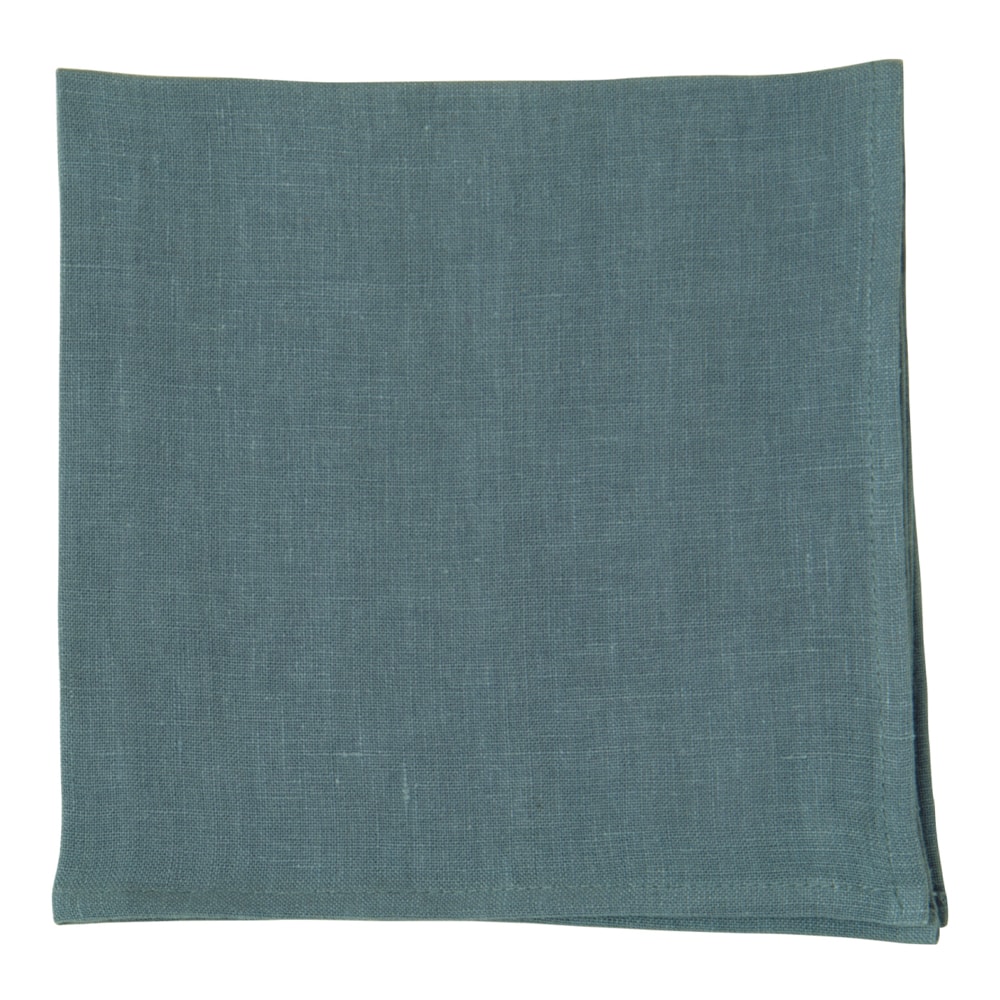 Linneservett 40x40 cm Havsblå