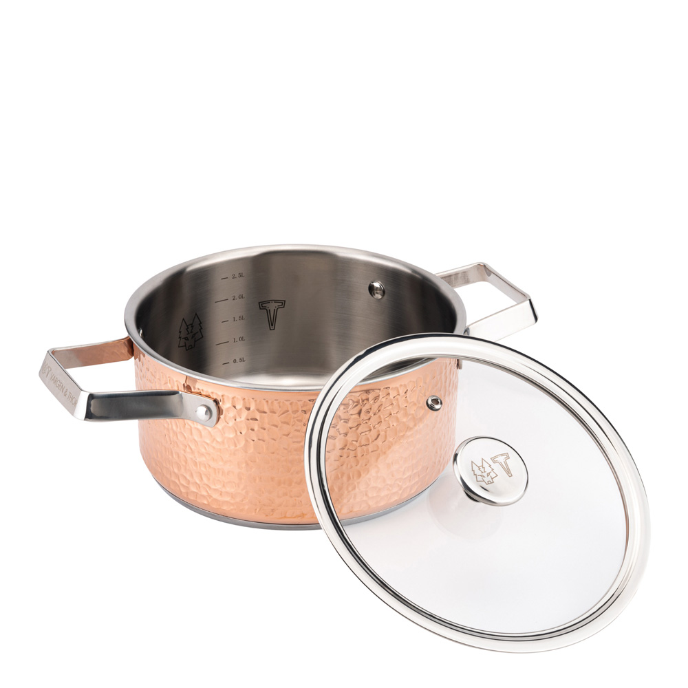 Mjölner Noelle Gryta med lock 2,8 L Koppar