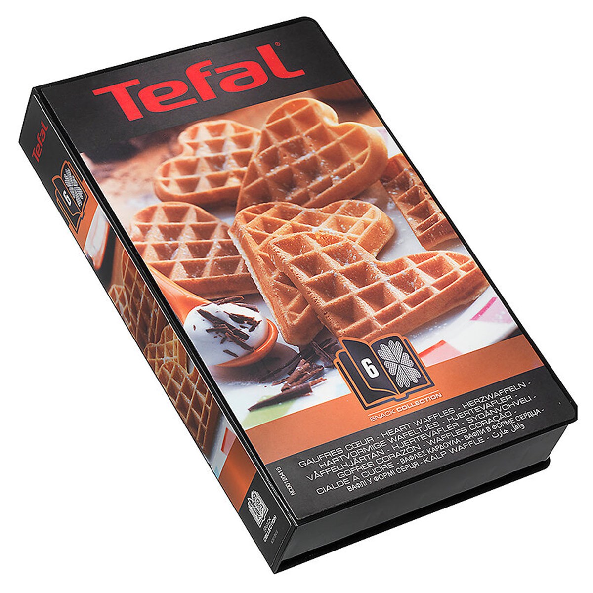 Box 6 Heart Waffle Plattor 2-Pack