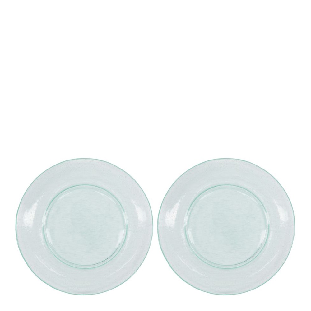 Rain Tallrik 27 cm 2-pack Klar