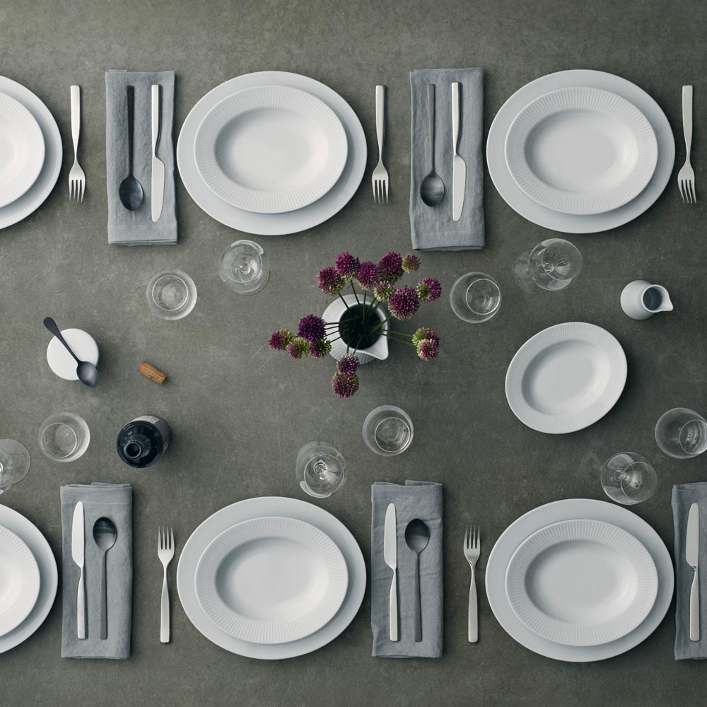 Eva Trio Legio Nova Tallrik oval 31 cm Vit