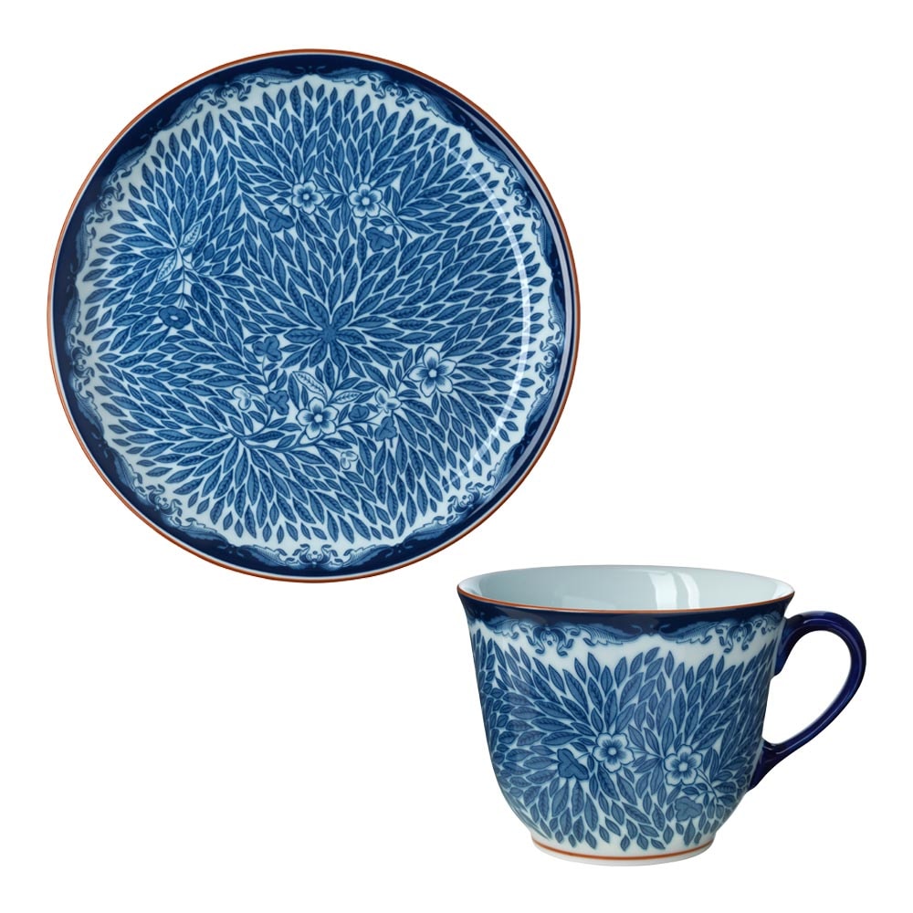 Ostindia Floris 2-delsset Mugg 40 cl + Tallrik 20 cm