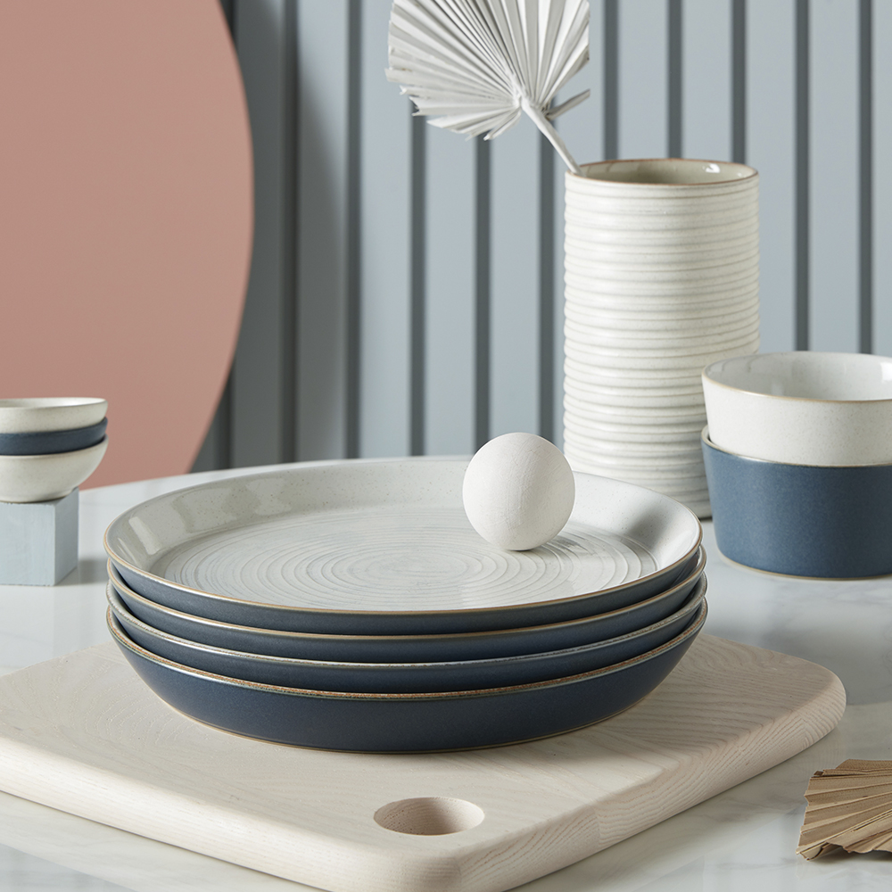 Impression Tallrik 21,5 cm 4-pack Charcoal Blue