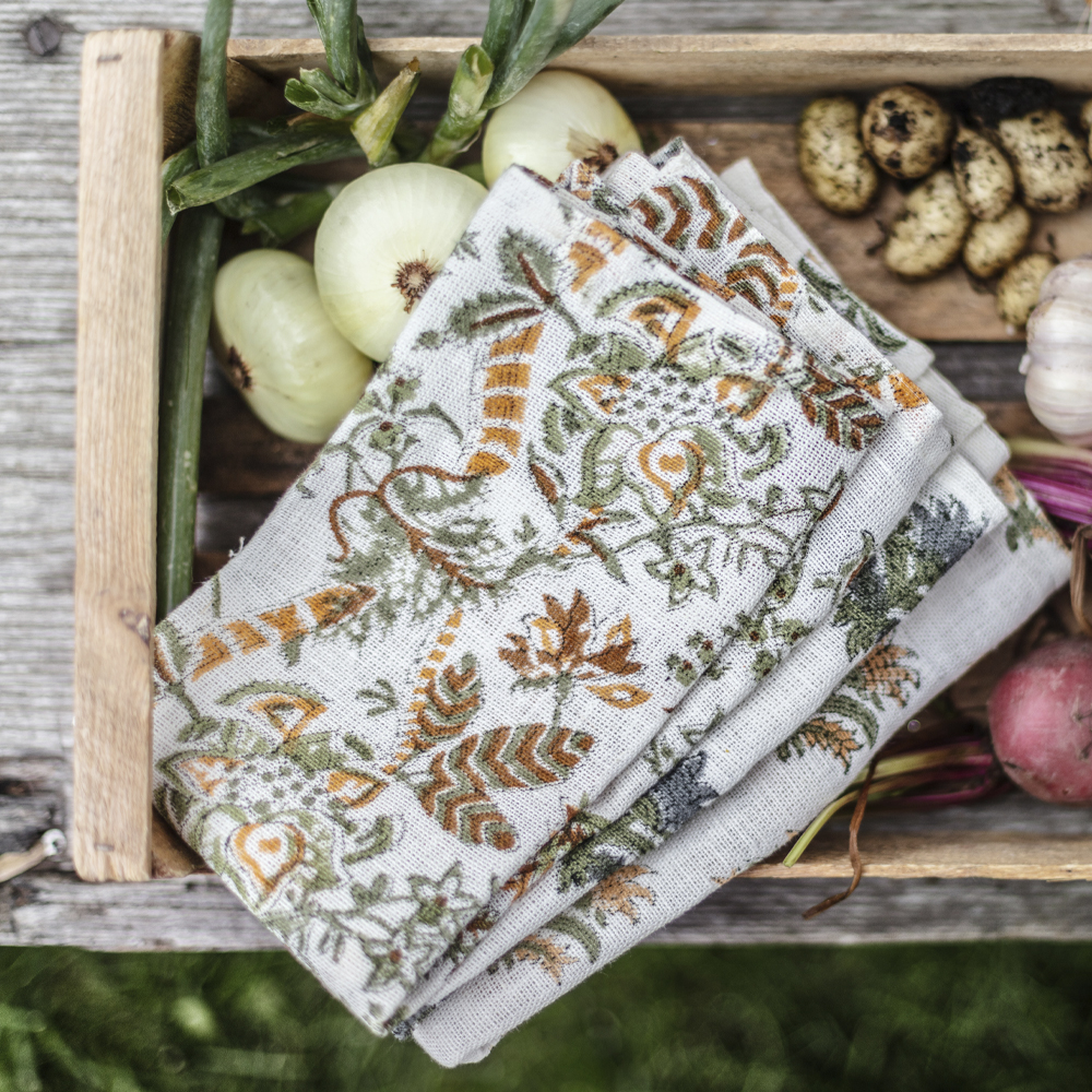 Paradis Kökshandduk 70x50 cm 2-pack Ochra