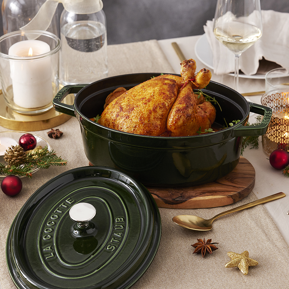 Gryta 4,2 L oval Grön