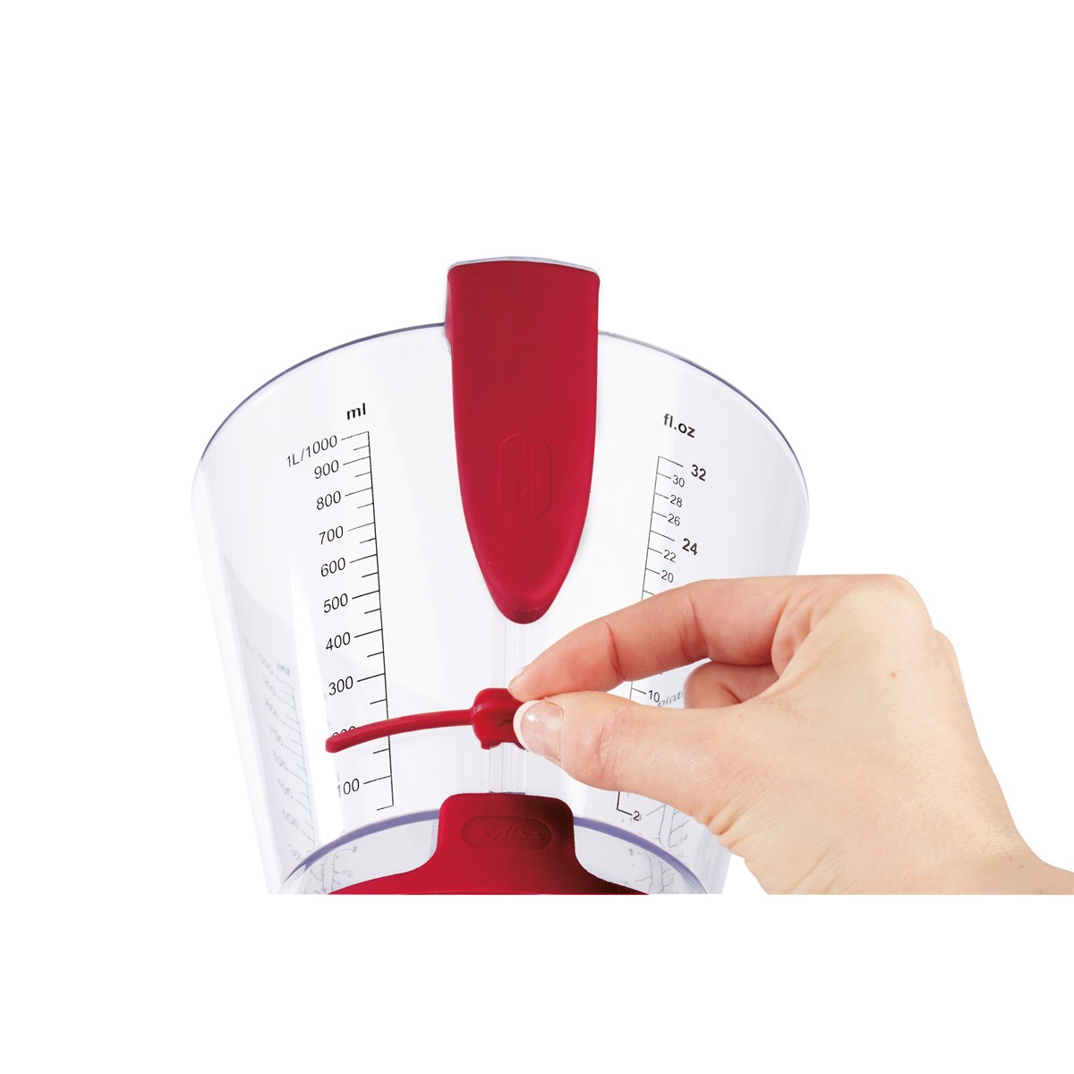 Tool Litermått 1L Klar/Röd