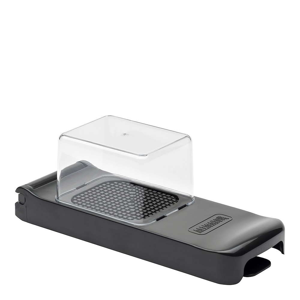 Lökskärare med uppsamlare Svart