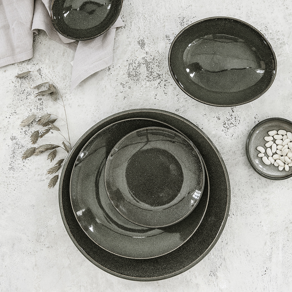 Lake Skål 17 cm Grön