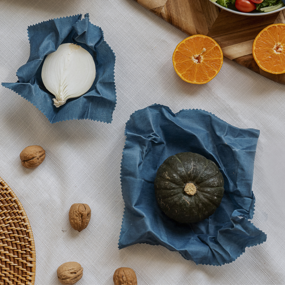 Bee's Wrap Biovaxpapper 3-pack Denimprint