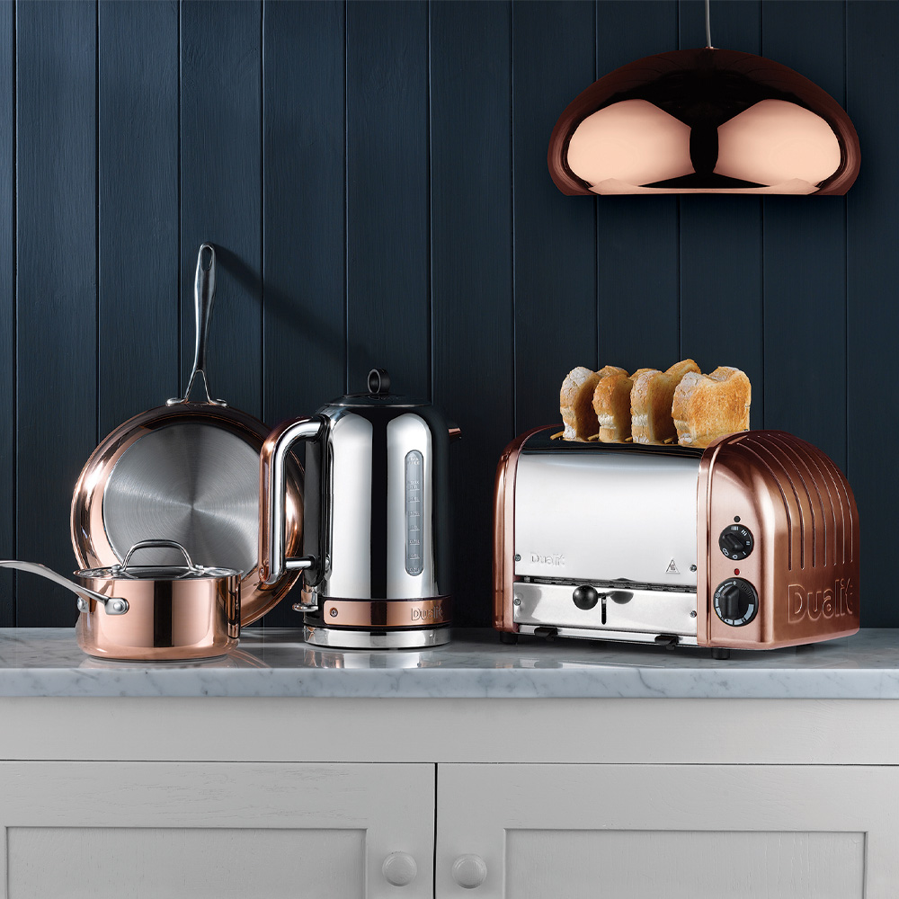 Classic Brödrost 4 skivor Koppar