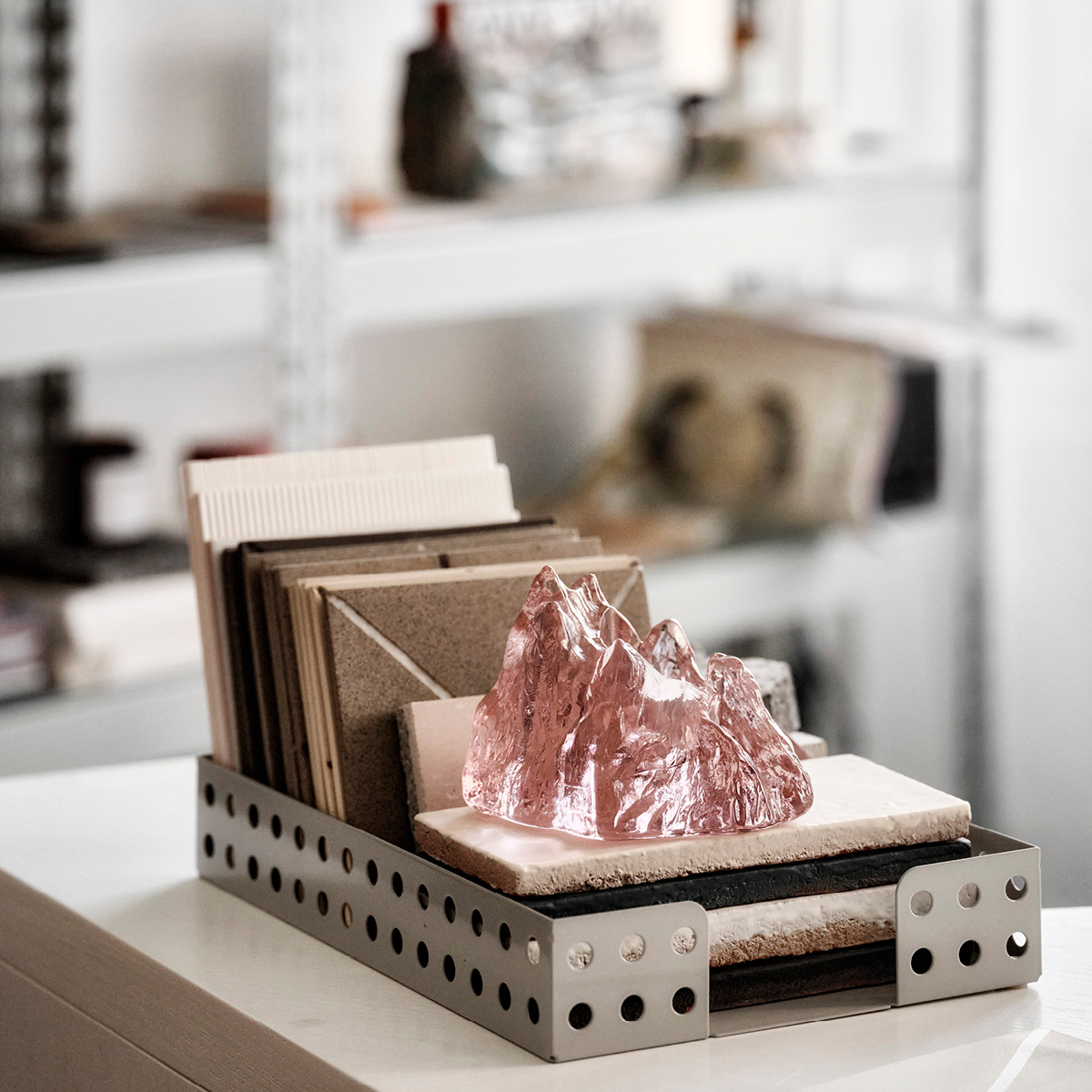 The Rock Ljuslykta 9,1 cm Rosa