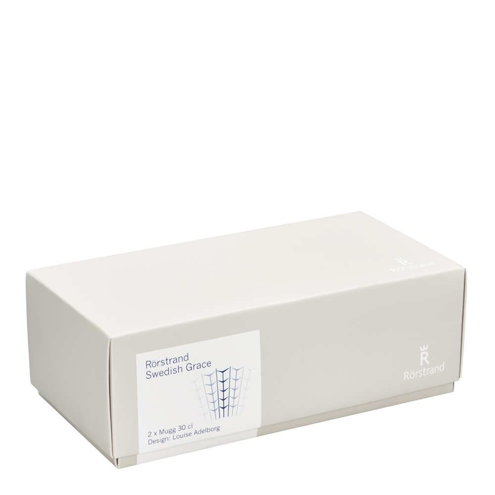 Swedish Grace Mugg 30 cl 2-pack Snö