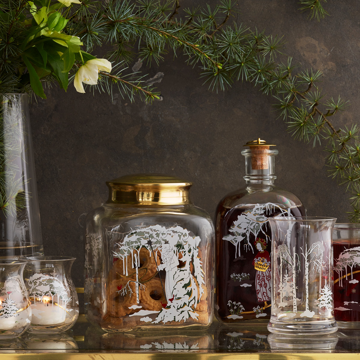 Julkula 10,5 cm Röd