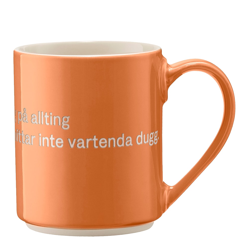 Astrid Lindgren Mugg Orange Det är ingen ordning