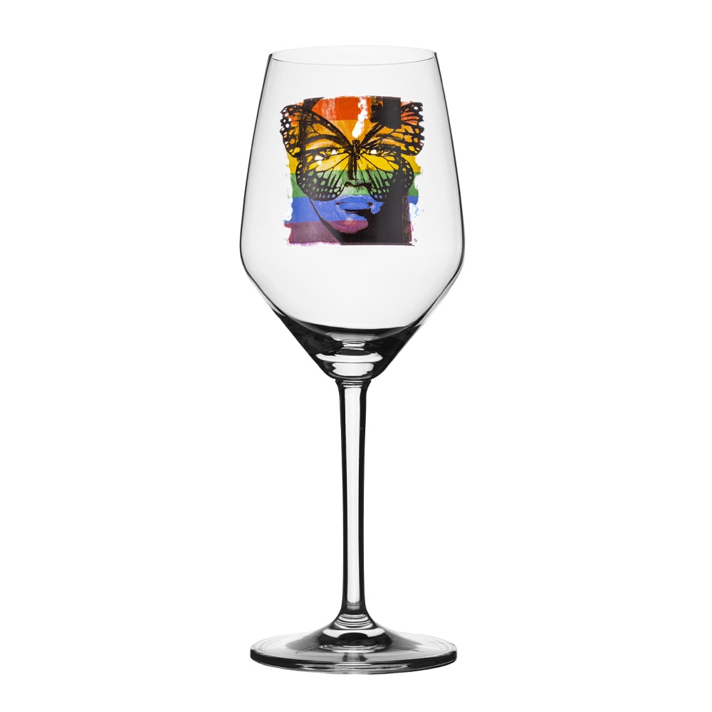 Roséglas Golden Butterfly HBTQ 40 cl Klar