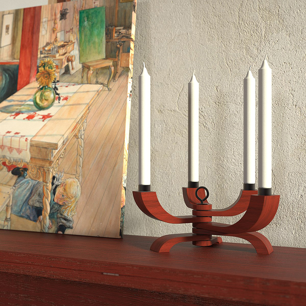 Nordic Light Ljusstake 4-armad Röd Limited Edition