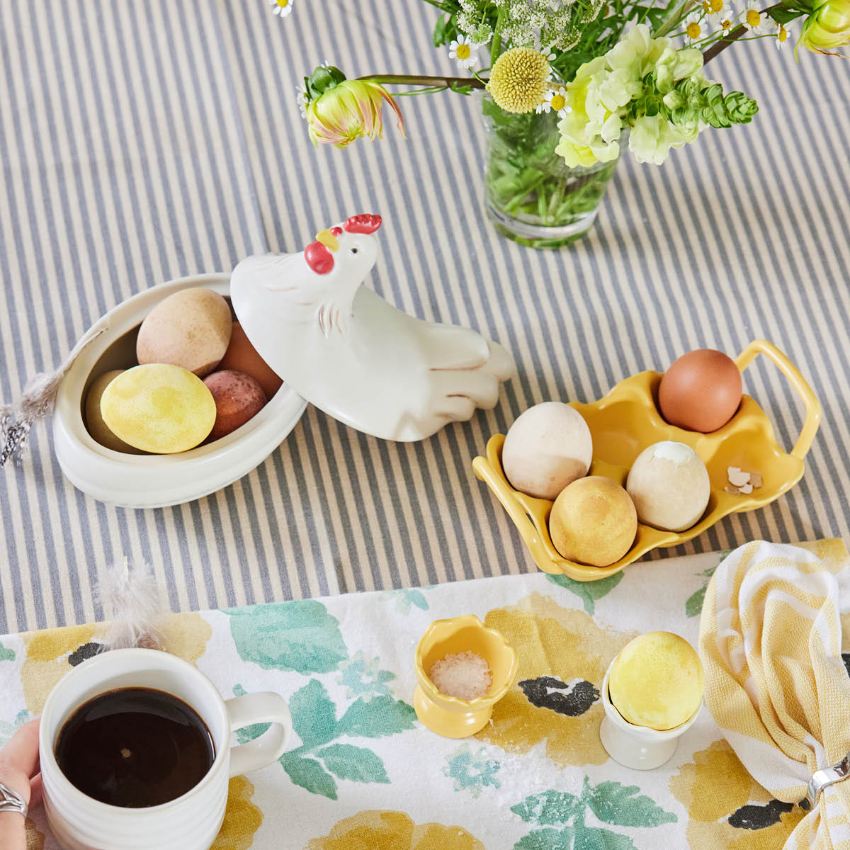 Ellen Skål med lock 16 cm Höna