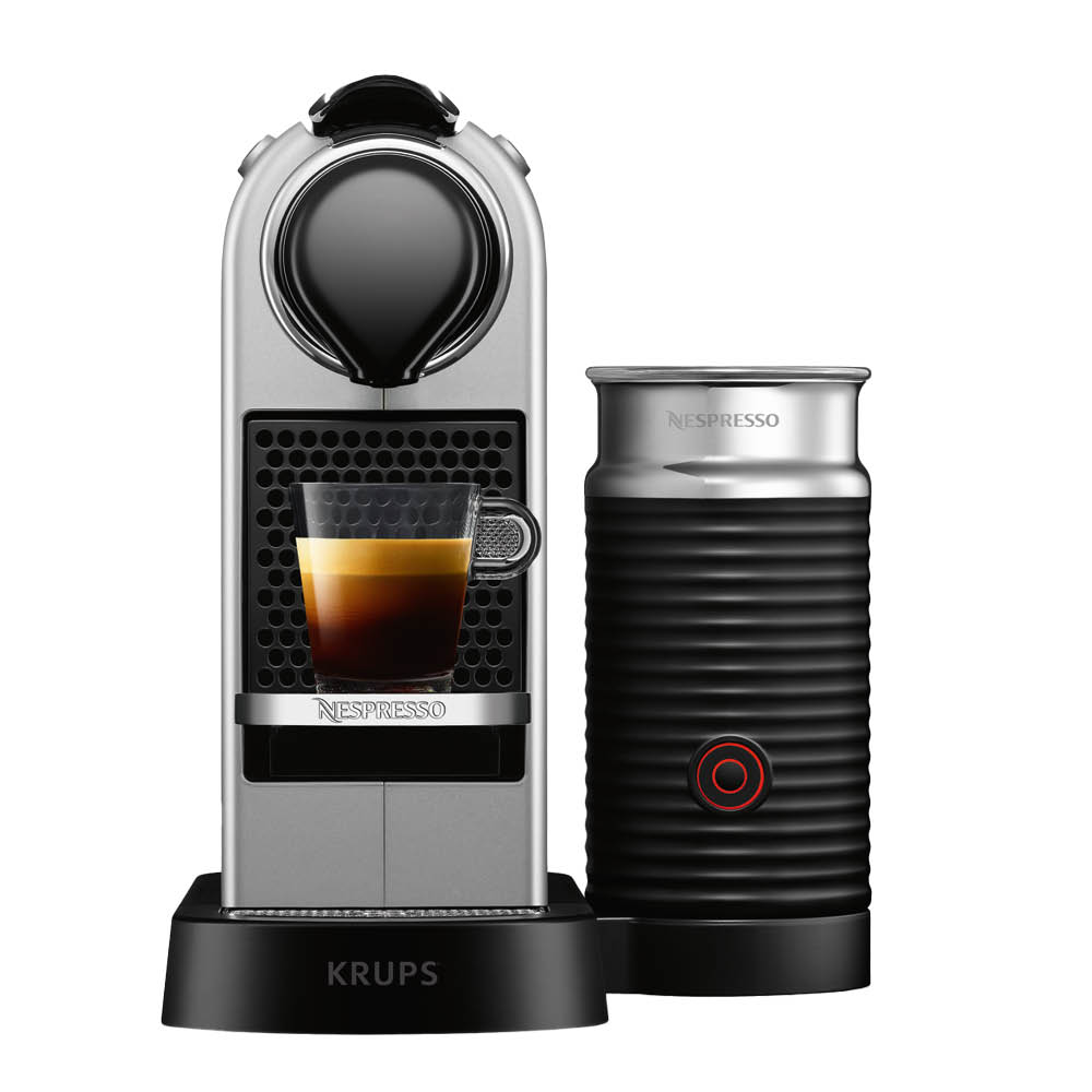 Nespresso CitiZ and Milk Maskin 1 L Silver