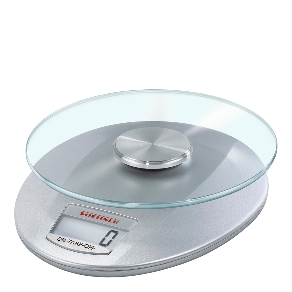 Köksvåg Roma Silver/Klar