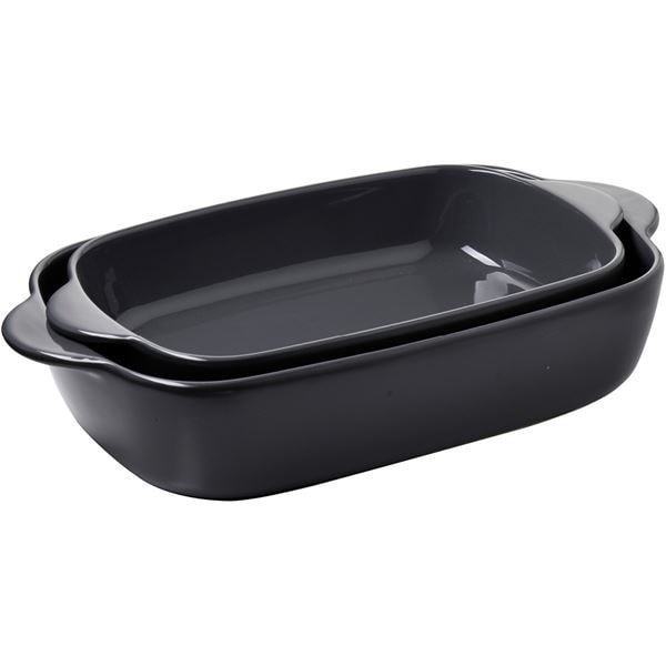 Ugnfast Form 2-Pack Mörk Grå