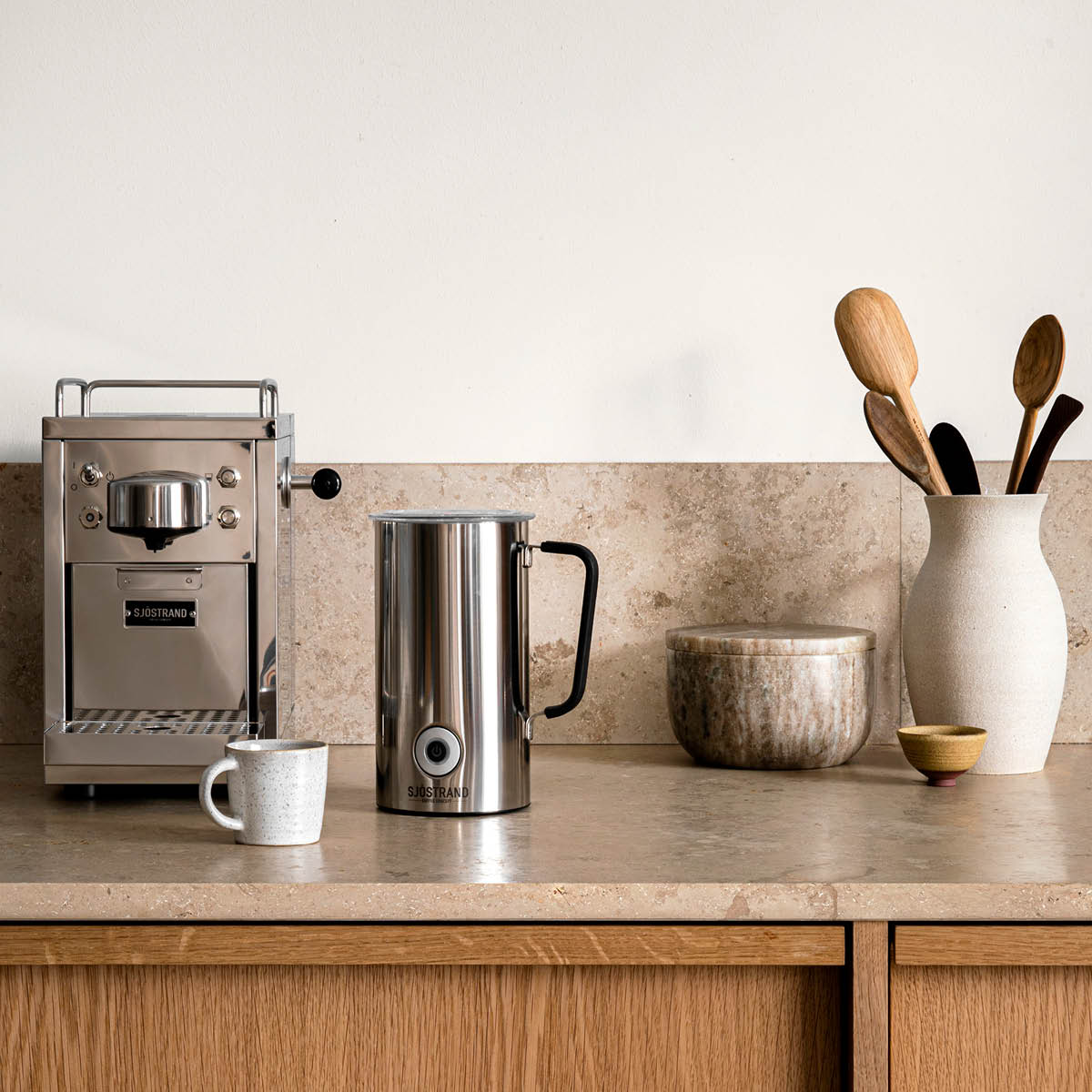 Sjöstrand Mjölkskummare Rostfri