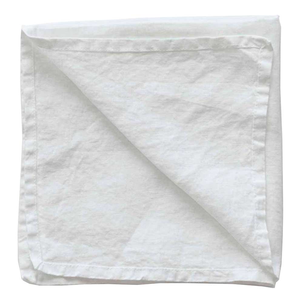 Lin Servett 45x45 cm Vit