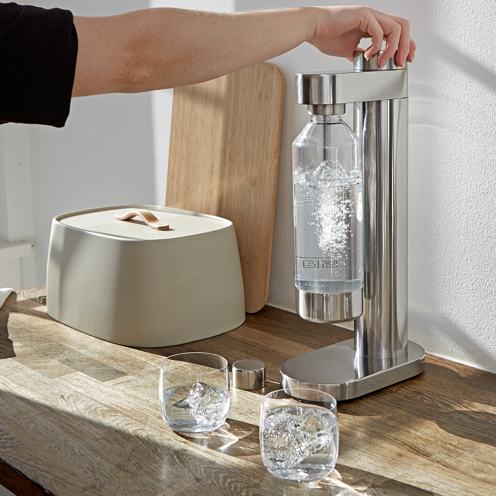 Brus Flaska till Kolsyremaskin 0,85 L Steel/Klar