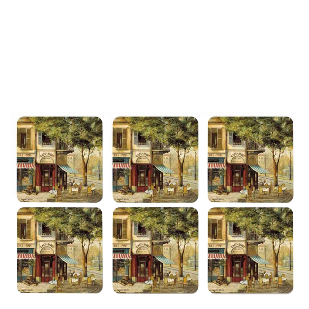 Parisian Scenes Glasunderlägg 6-pack