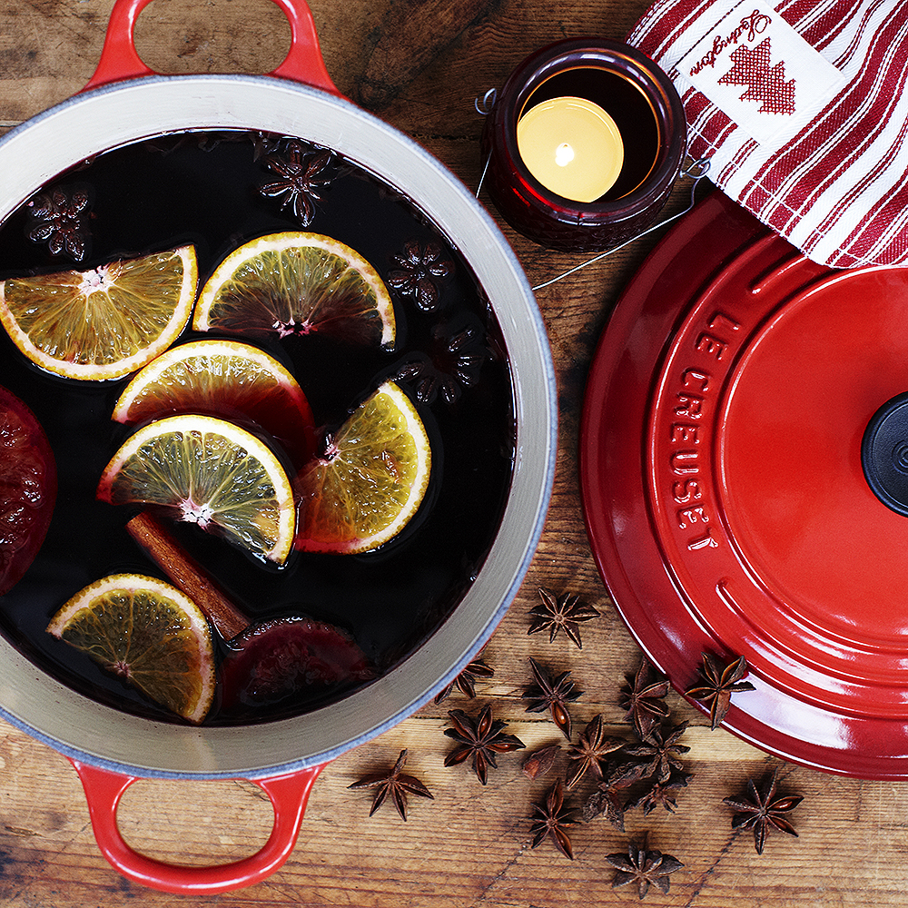 Signature Gjutjärnsgryta rund 26 cm 5,3 L Cerise