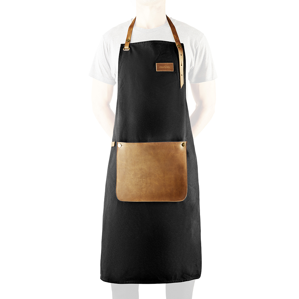 Grill Concept Förkläde med Läderdetaljer