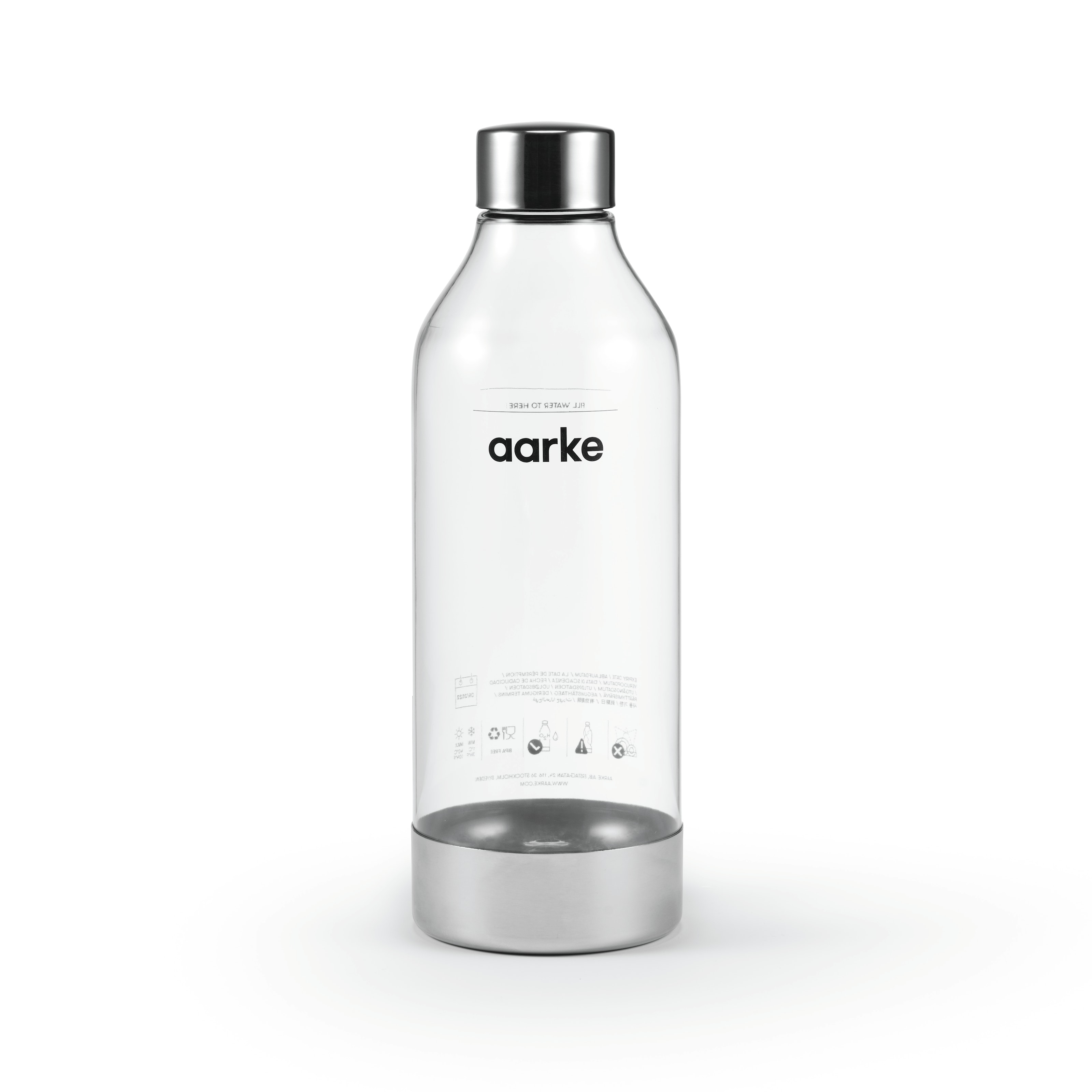 Aarke PET-flaska Polerad Stål