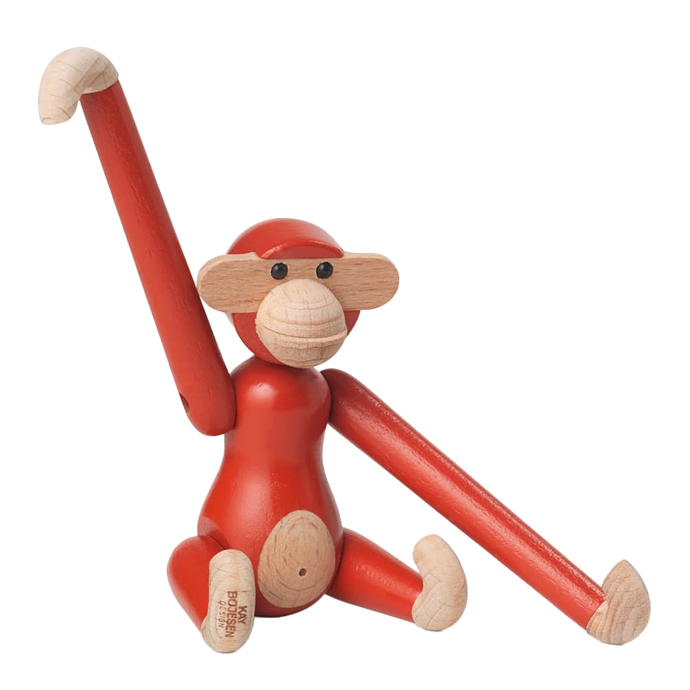 Apa Mini Vintage 9,5 cm Röd