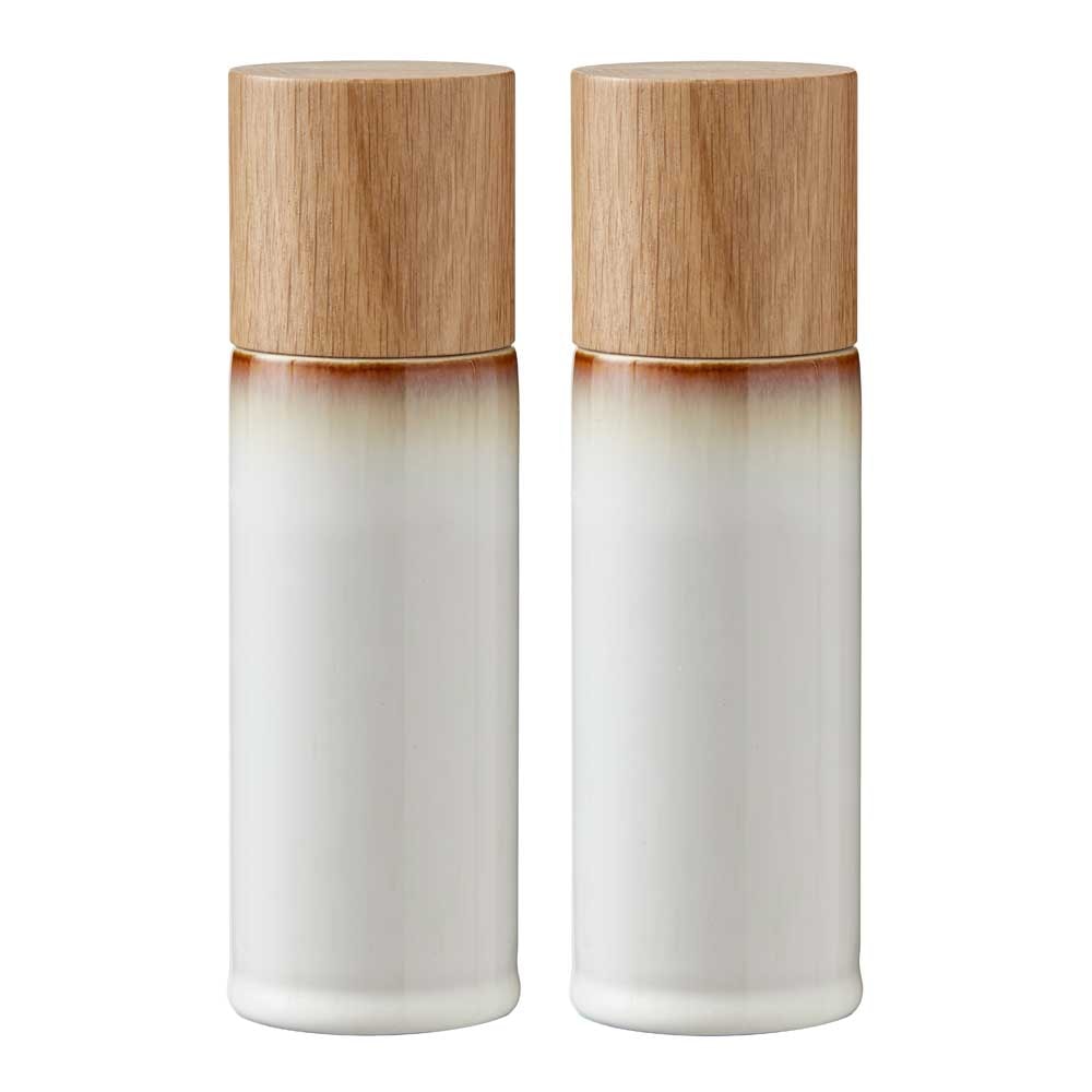 Bitz Salt- och pepparkvarn 17 cm Gräddvit