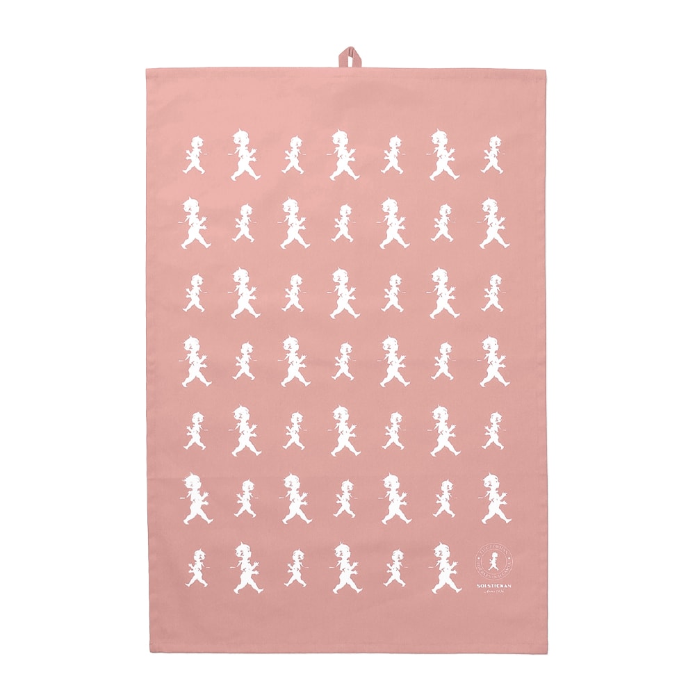 Handduk Halvlinne 50x70 cm Rosa