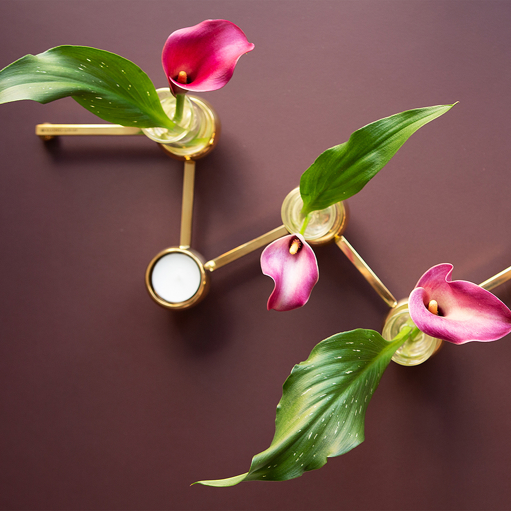 Constella Ljusstake 5 hållare Mässing