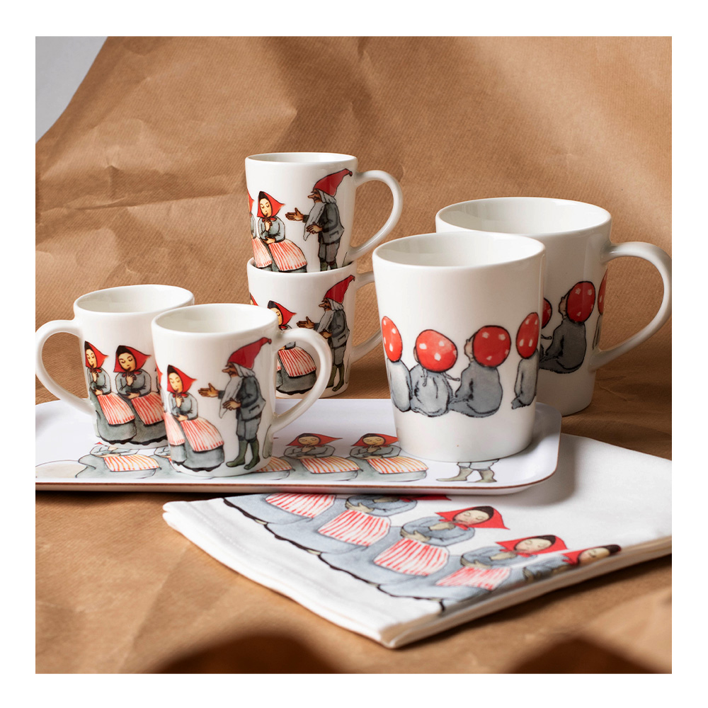 Elsa Beskow Mugg Tomtebobarnen 40 cl