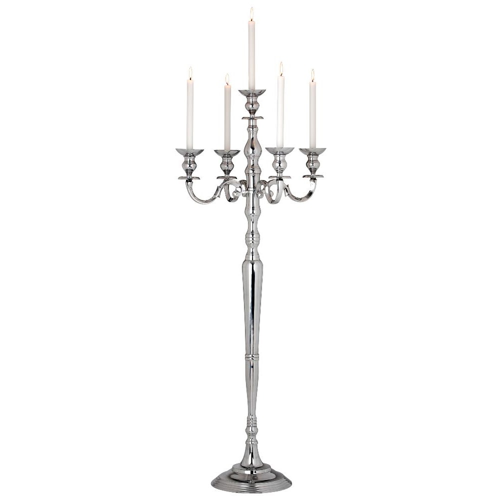 Kandelaber 5-armad Aluminium 150 cm