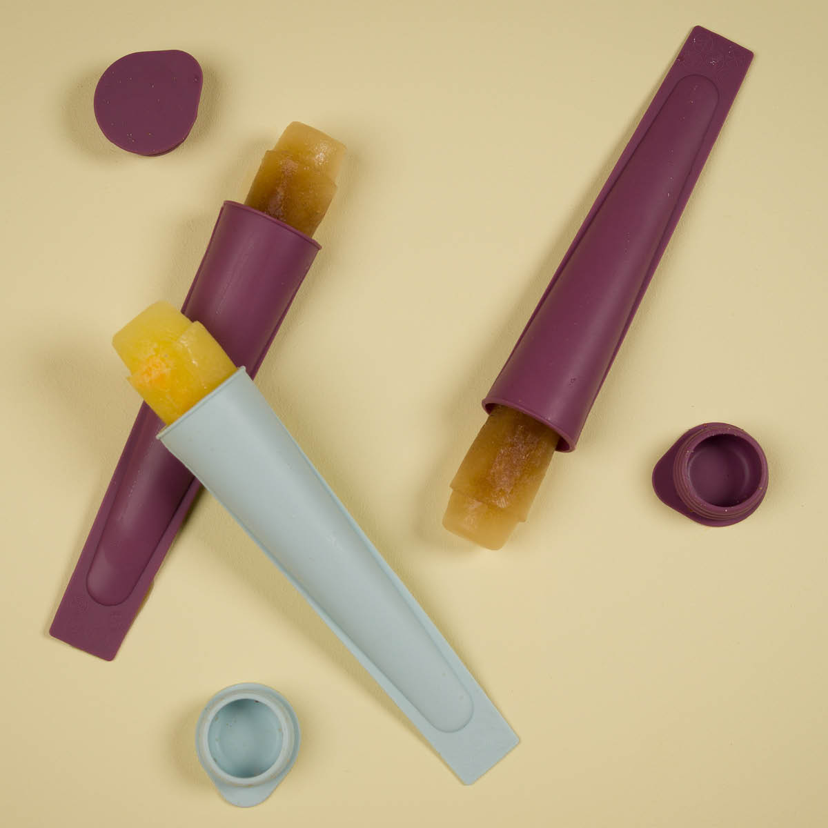 Juicy Isglassform 4-pack Lila/Isblå