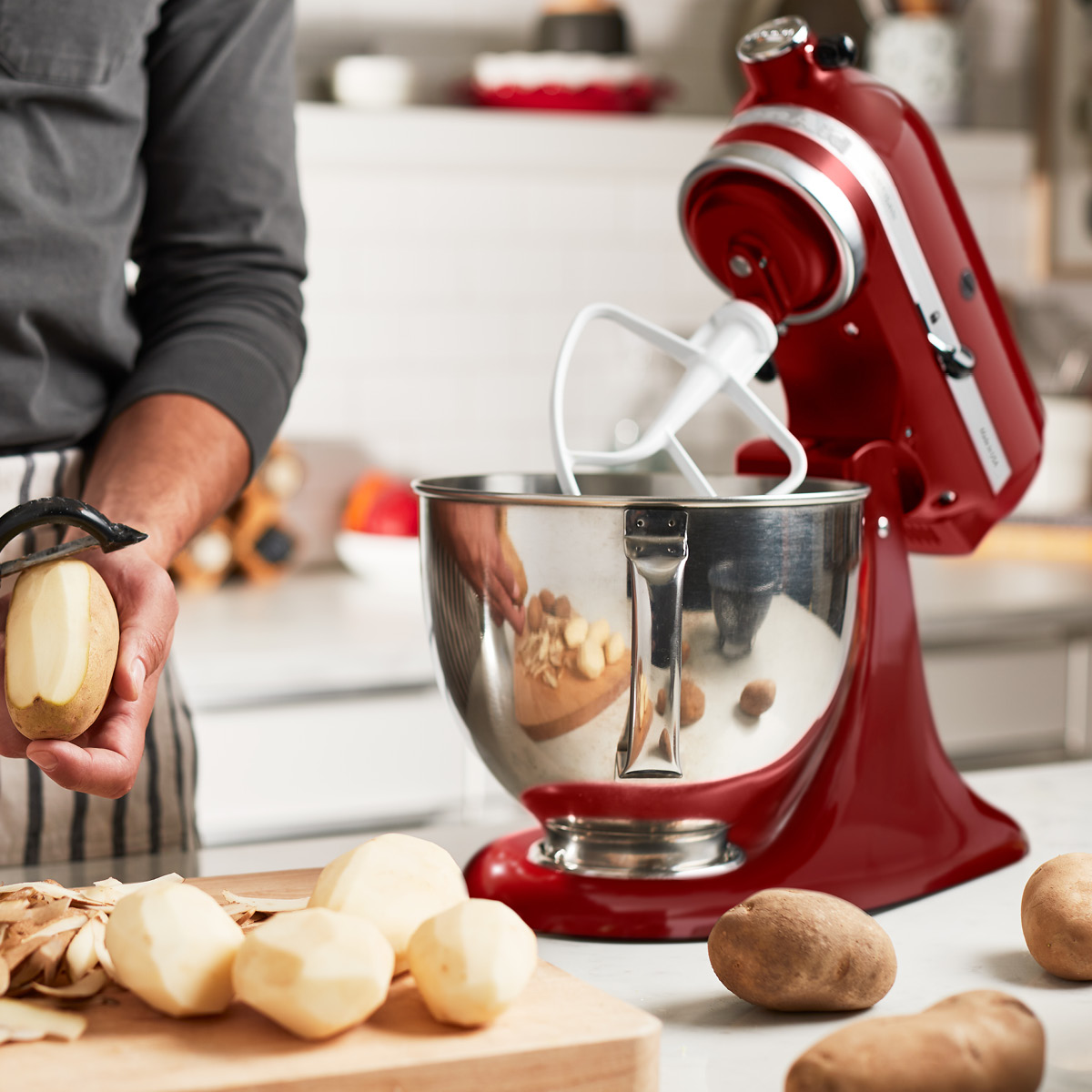 KitchenAid Artisan Köksmaskin 5KSM185PS 4,8 L Röd