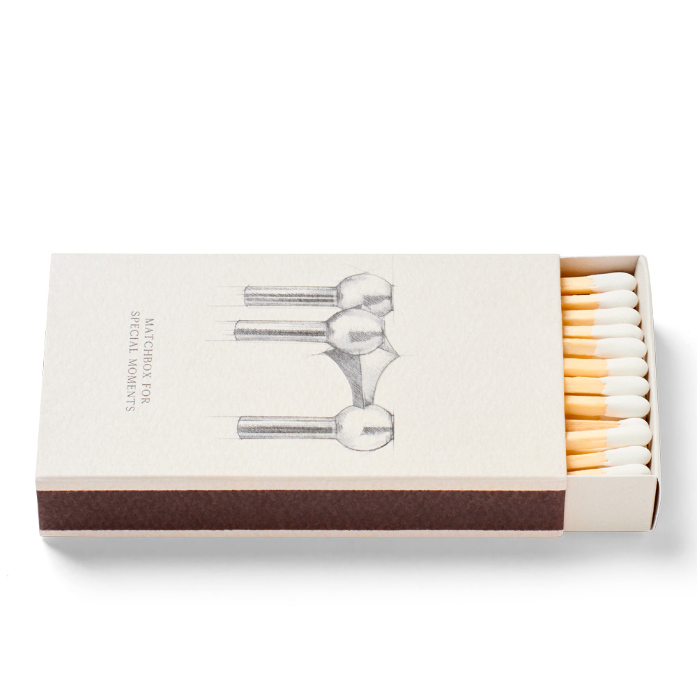 Stoff Nagel Tändsticksask 50 st Beige