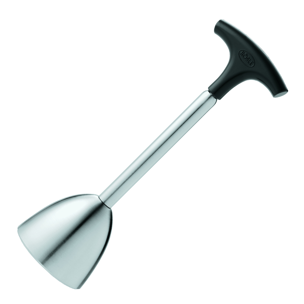 Äggskalare Stål 14 cm Rostfritt och Svart