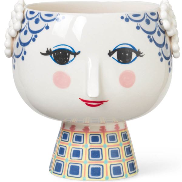 Eva Blomkruka 21 cm Blå