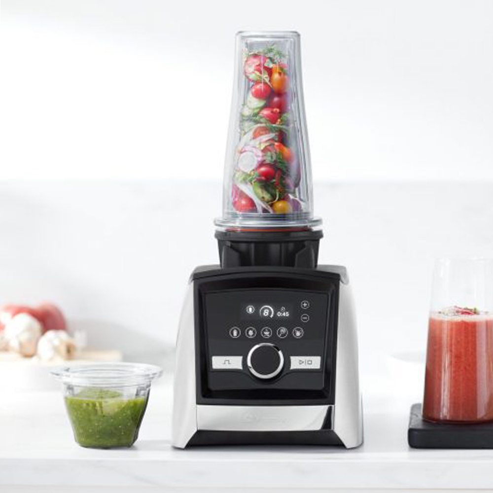 Ascent Smoothieflaska med Blandningsk&aring;l och Knivbas