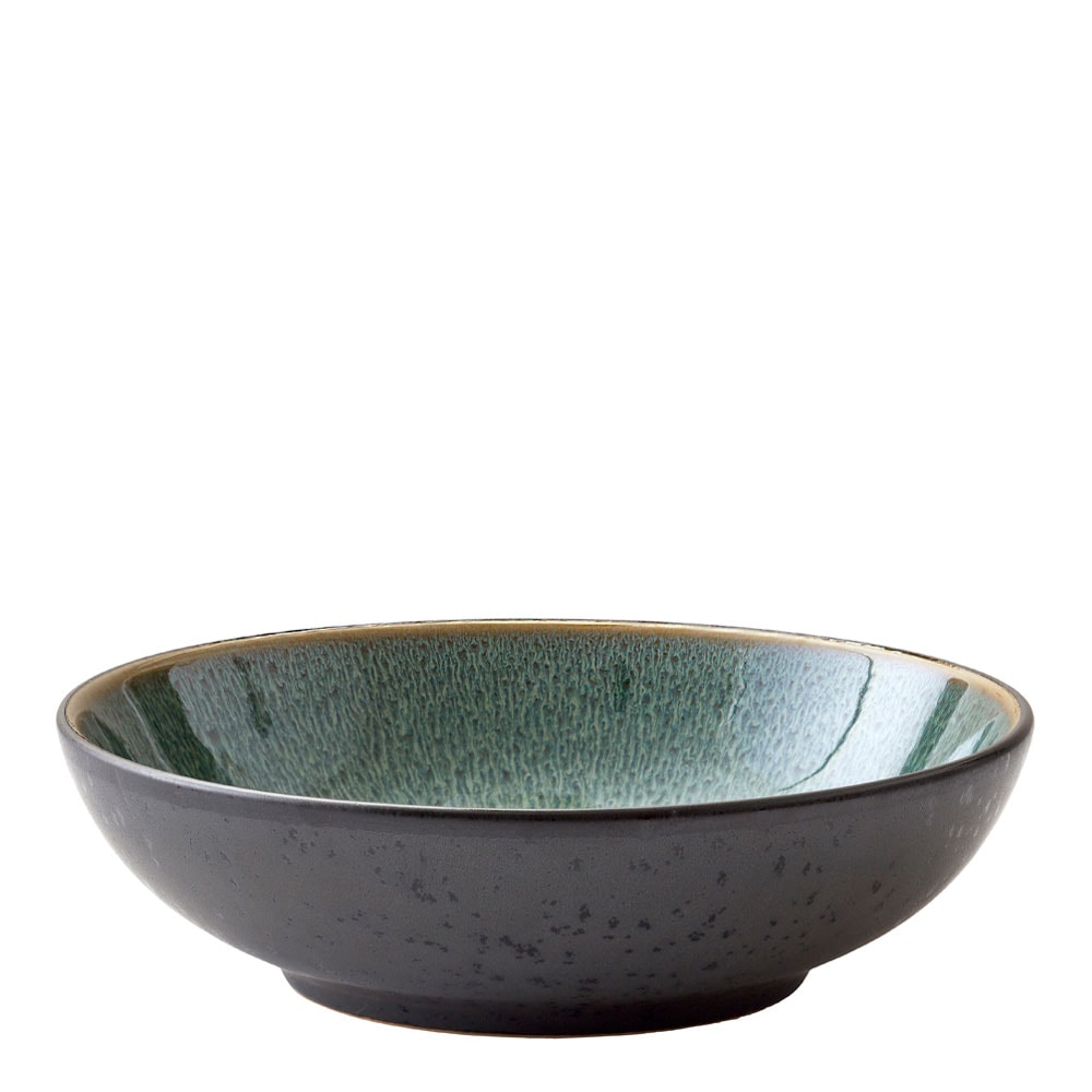 Pastaskål 20 cm Svart/Grön