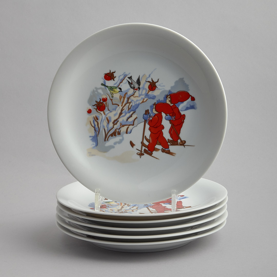 Tomtejul mattallrikar