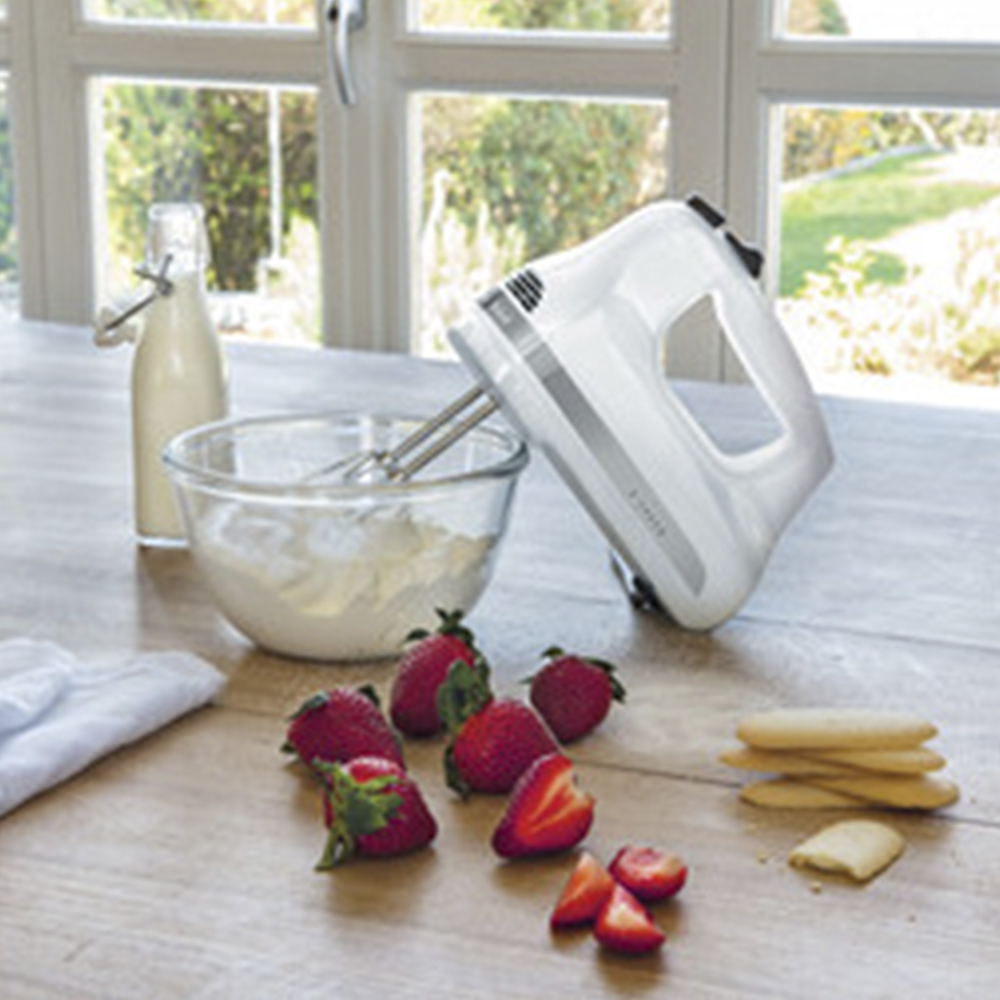 KitchenAid Elvisp med 5 hastigheter Vit